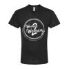 Unisex Poly-Rich V-Neck T-Shirt Thumbnail